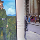 An elderly woman looks at a mural depicting Cuban revolutionary leader Fidel Castro in a Havana street Nov. 26, 2016, the day after he died at age 90.
ADALBERTO ROQUE/AFP/Getty Images
